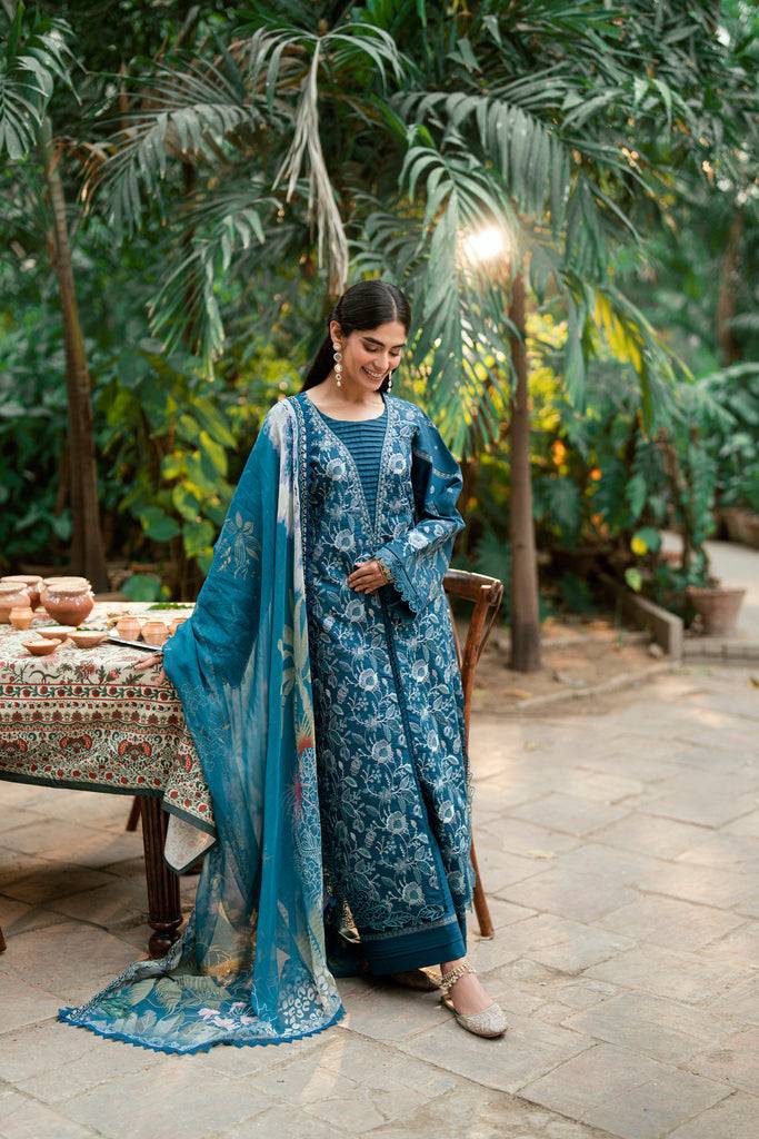 Florent | Eid Edits Luxury Lawn | FEE-3B by Maria Faisal - Registered Vendor of : Florent - type : Ladies Clothes - 100% original wedding dresses