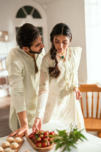 Qalamkar | Luxury Lawn Eid Edit | SB-10 Nadia by Maria Faisal - Registered Vendor of : Qalamkar - type : Ladies Clothes - 100% original wedding dresses