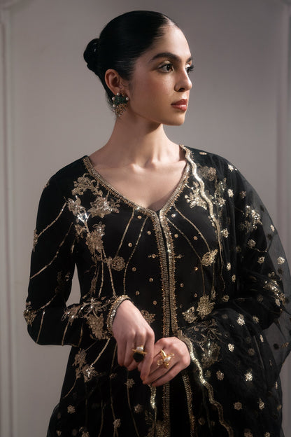 Mina Kashif | Emilie Formals | Gladious - Formal Dress - available at Maria Faisal in UK and USA.