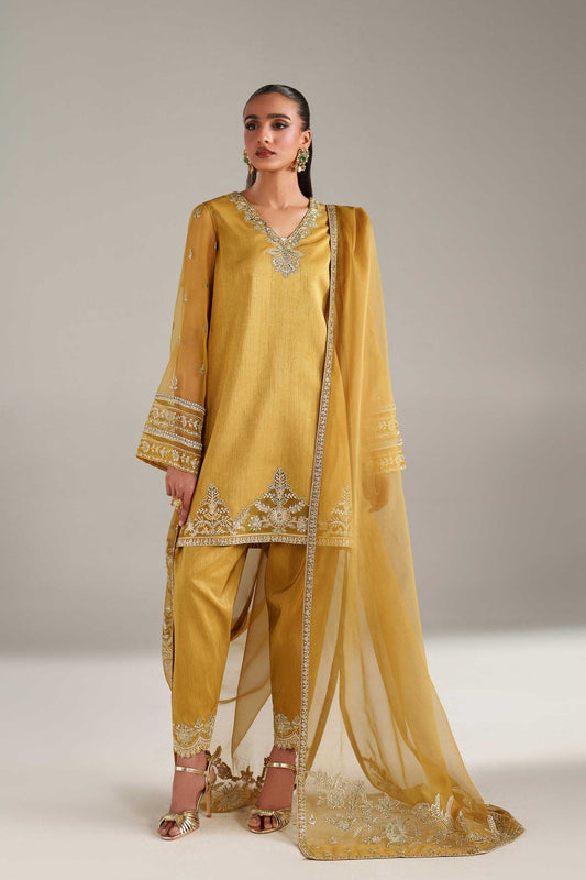 Akbar Aslam | Formal Pret | Paree - Formal Dress - available at Maria Faisal in UK and USA.