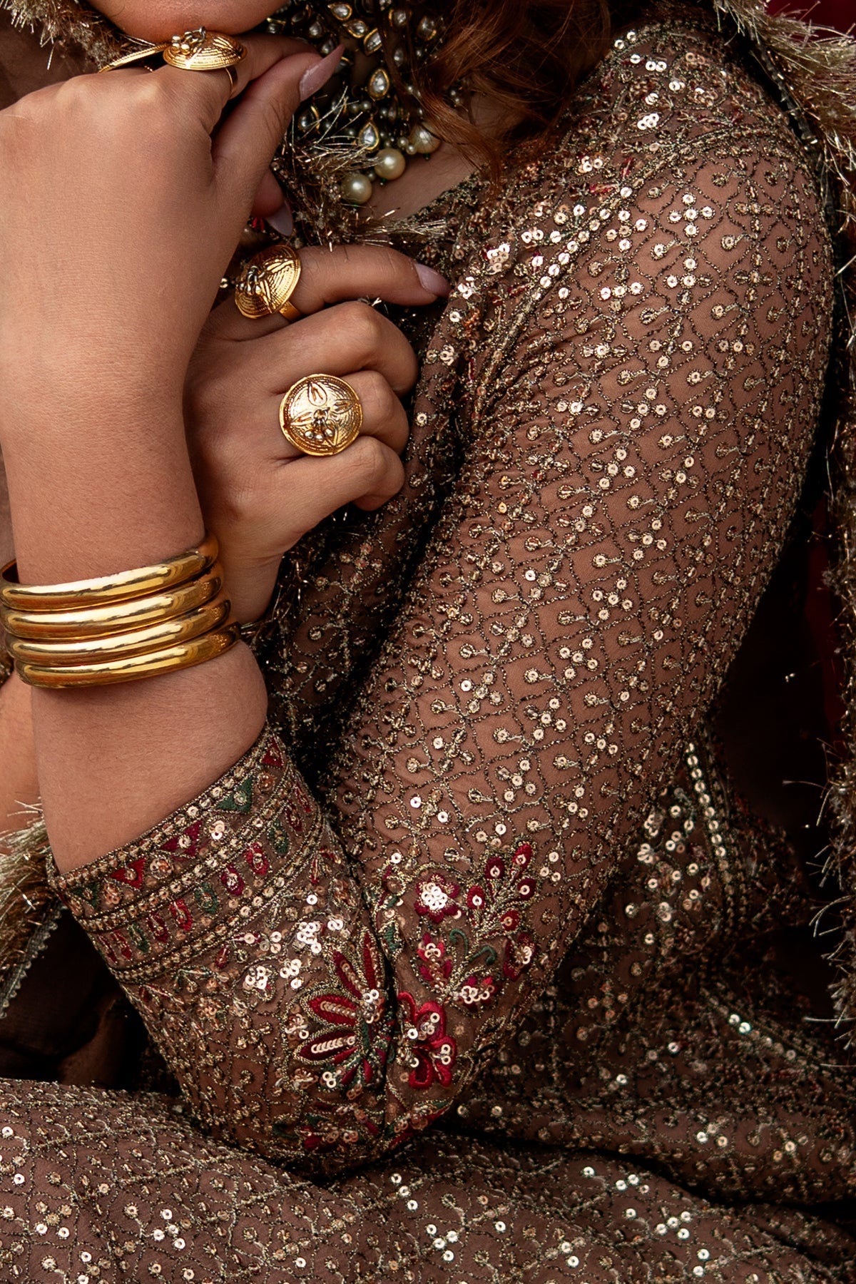 Charizma | Festive Pret  | CMA-6-221 - Dress - available at Maria Faisal in UK and USA.