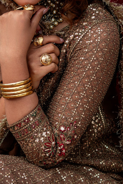 Charizma | Festive Pret  | CMA-6-221 - Dress - available at Maria Faisal in UK and USA.