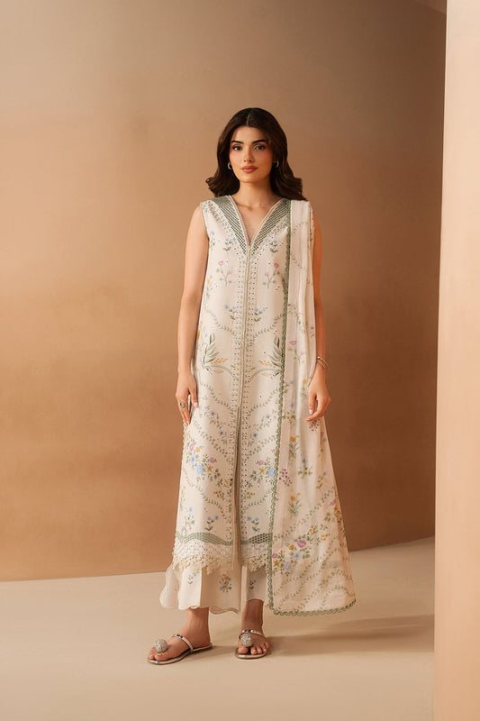 Afrozeh | The Haze 26 |Luem Ivory - Luxury Dress - available at Maria Faisal in UK and USA.