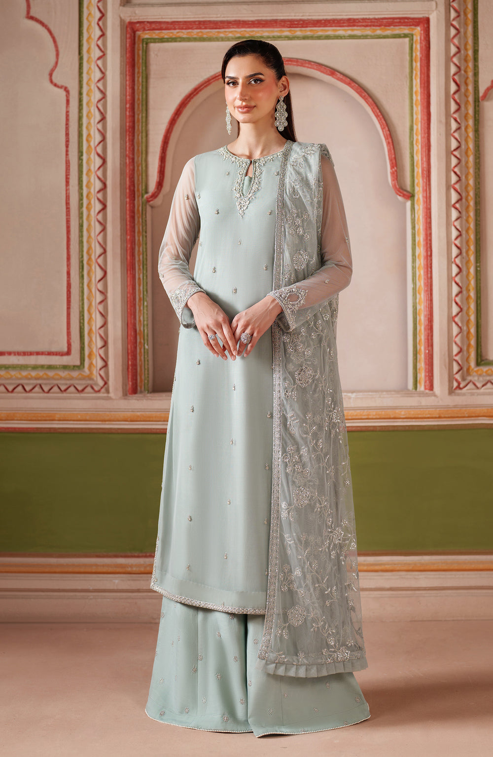 Zarif | Falesia Formals | UNST-HF-05 DINAAR - Ladies Clothes - Maria Faisal