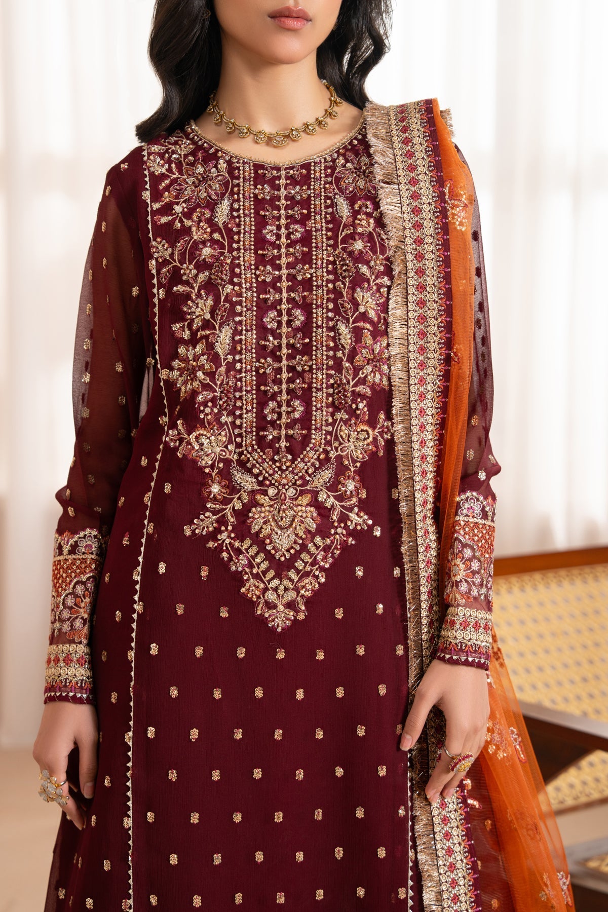 Xenia Formals | Deme Formals | LISHA - Dress - available at Maria Faisal in UK and USA.
