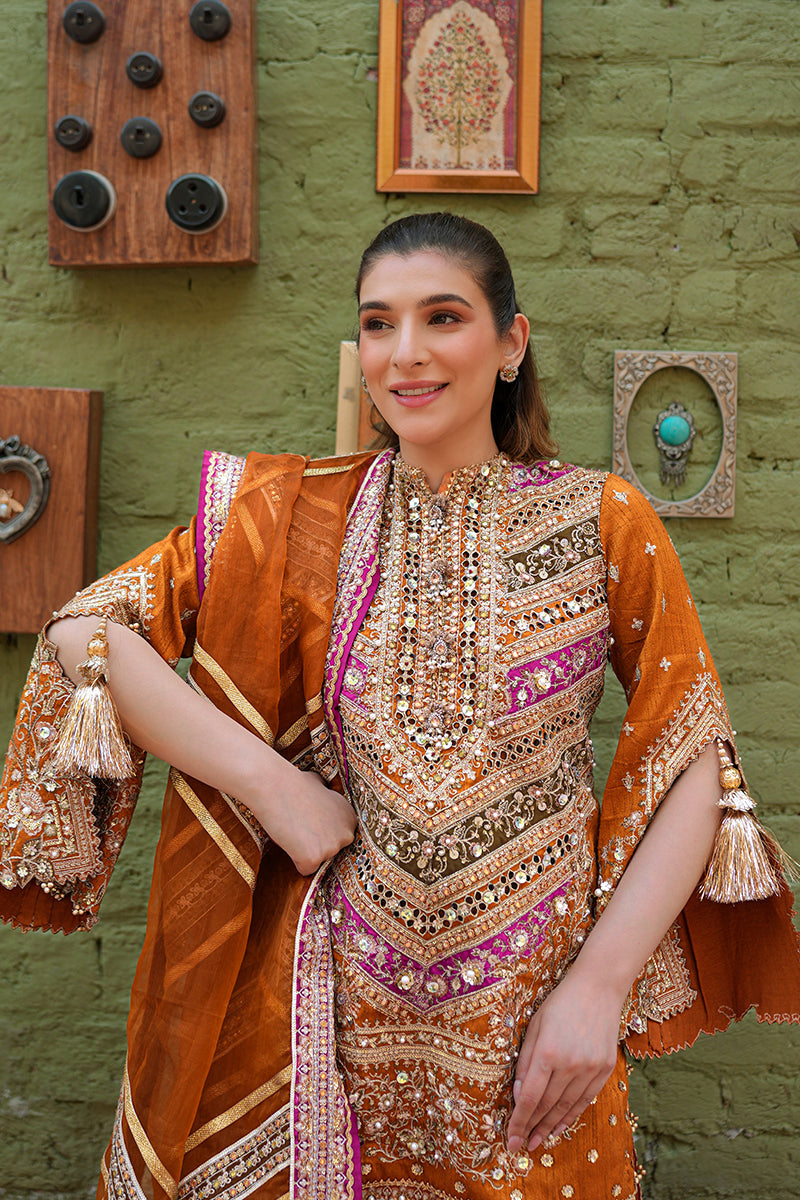 MNR | Zarlish Festive 25 | Zainab Reza in Ranjish - Formal Dress - available at Maria Faisal in UK and USA.