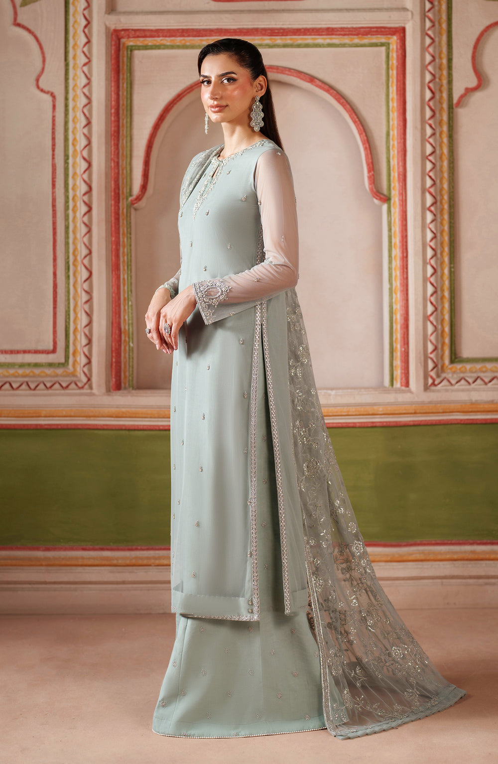 Zarif | Falesia Formals | UNST-HF-05 DINAAR - Ladies Clothes - Maria Faisal