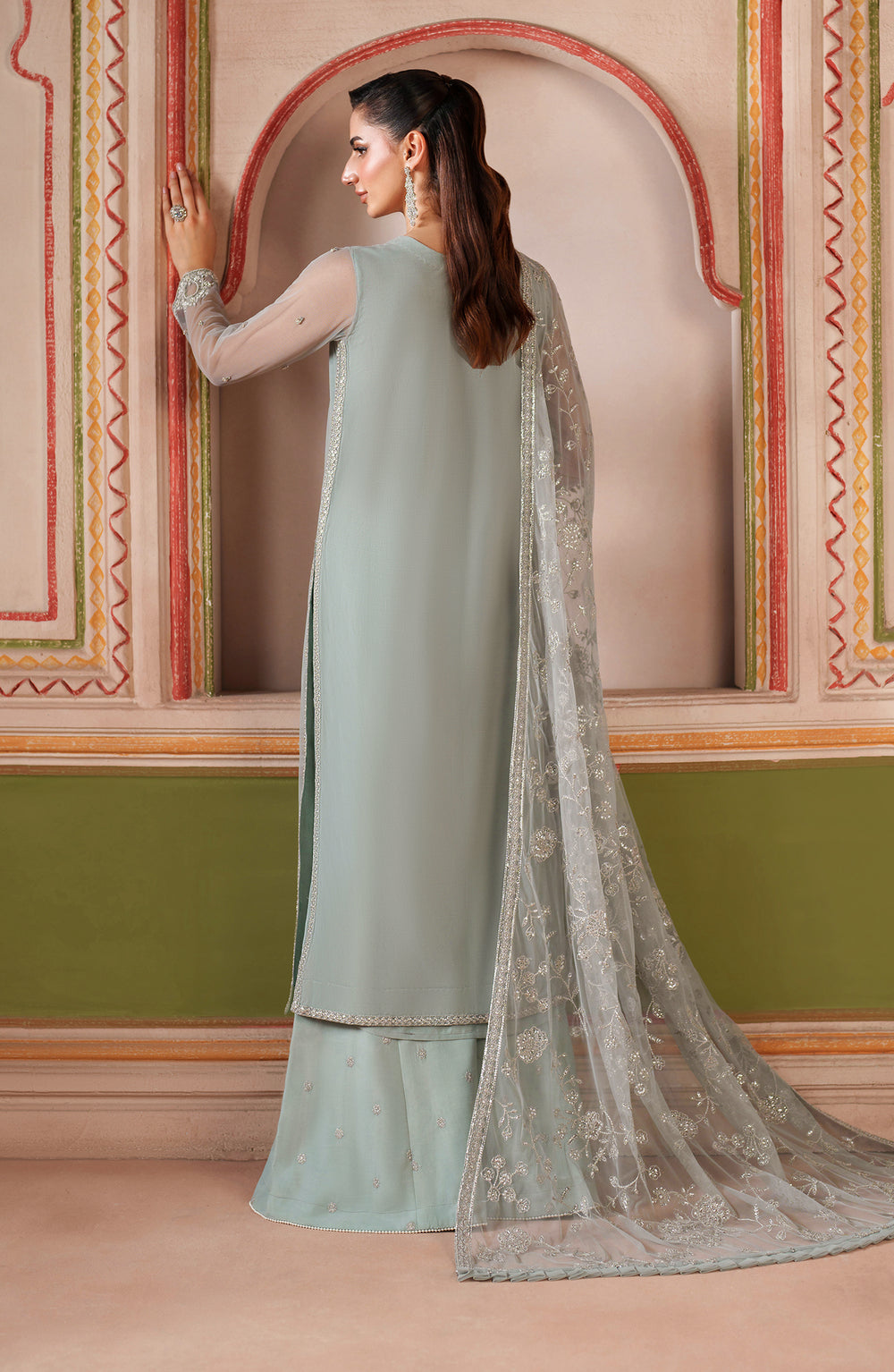 Zarif | Falesia Formals | UNST-HF-05 DINAAR - Ladies Clothes - Maria Faisal