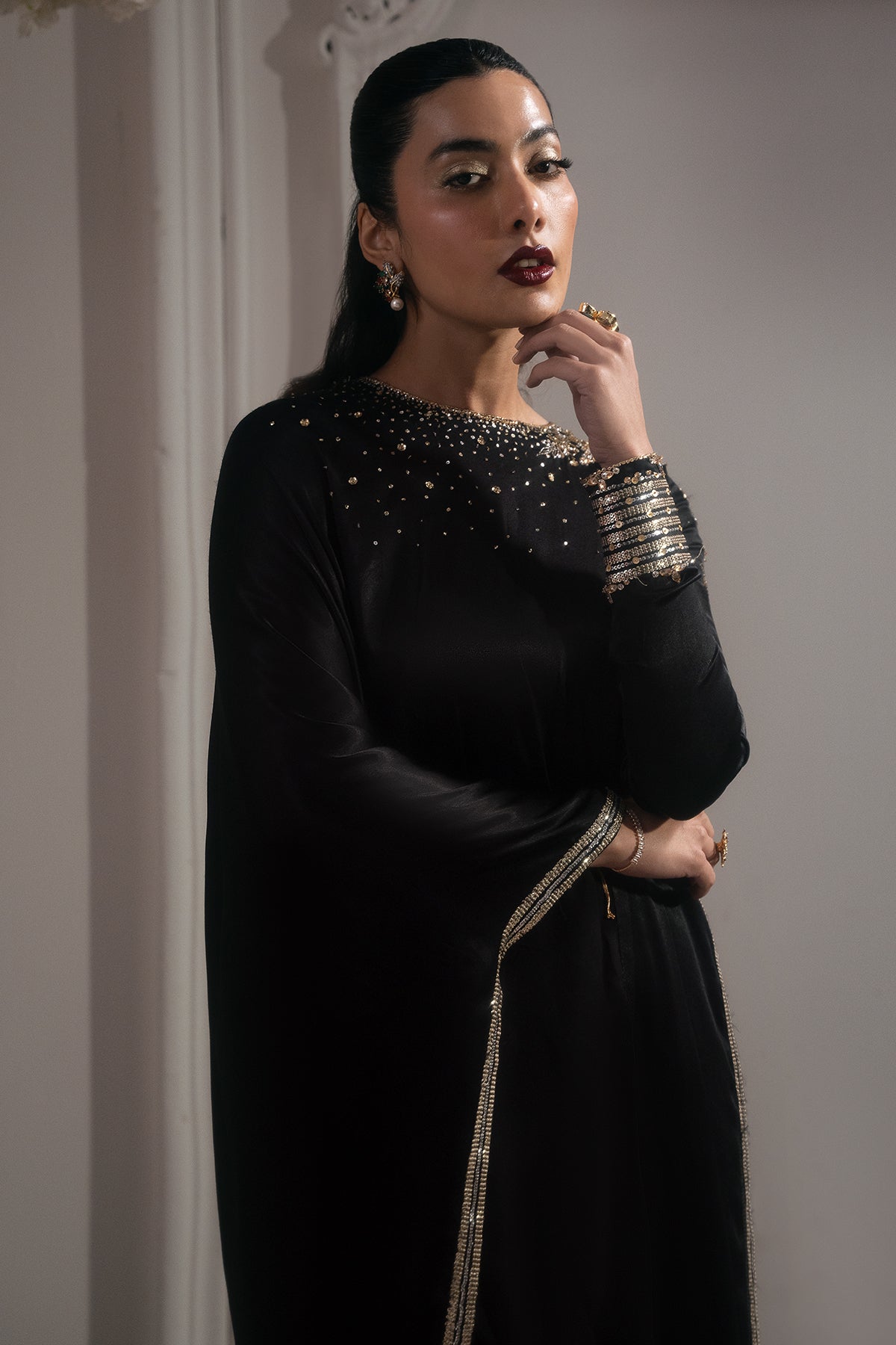 Mina Kashif | Emilie Formals | Estilo - Formal Dress - available at Maria Faisal in UK and USA.