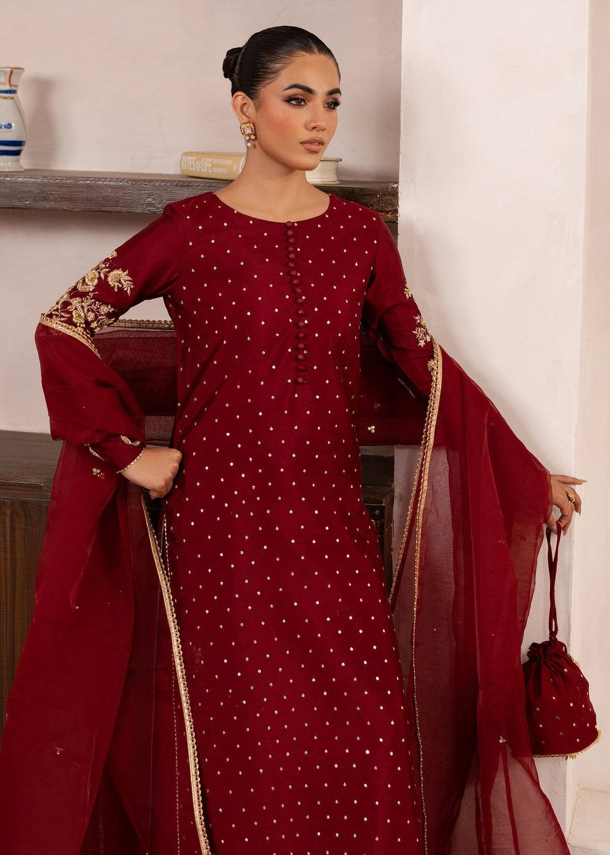 Dastoor | Rania Luxury Pret 25 | Elise by Maria Faisal - Registered Vendor of : Dastoor - type : Ladies Clothes - 100% original wedding dresses