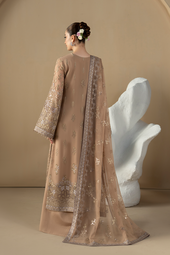 Lavish Premium | Purkashish Formals | Mauve Taupe - Formal Dress - available at Maria Faisal in UK and USA.