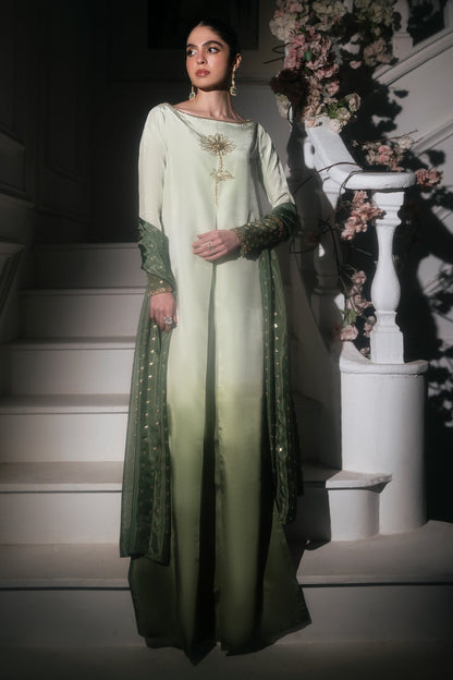 Mina Kashif | Emilie Formals | Floret - Formal Dress - available at Maria Faisal in UK and USA.