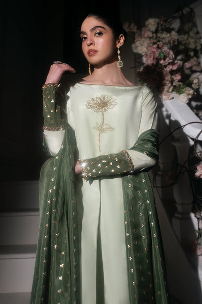 Mina Kashif | Emilie Formals | Floret - Formal Dress - available at Maria Faisal in UK and USA.