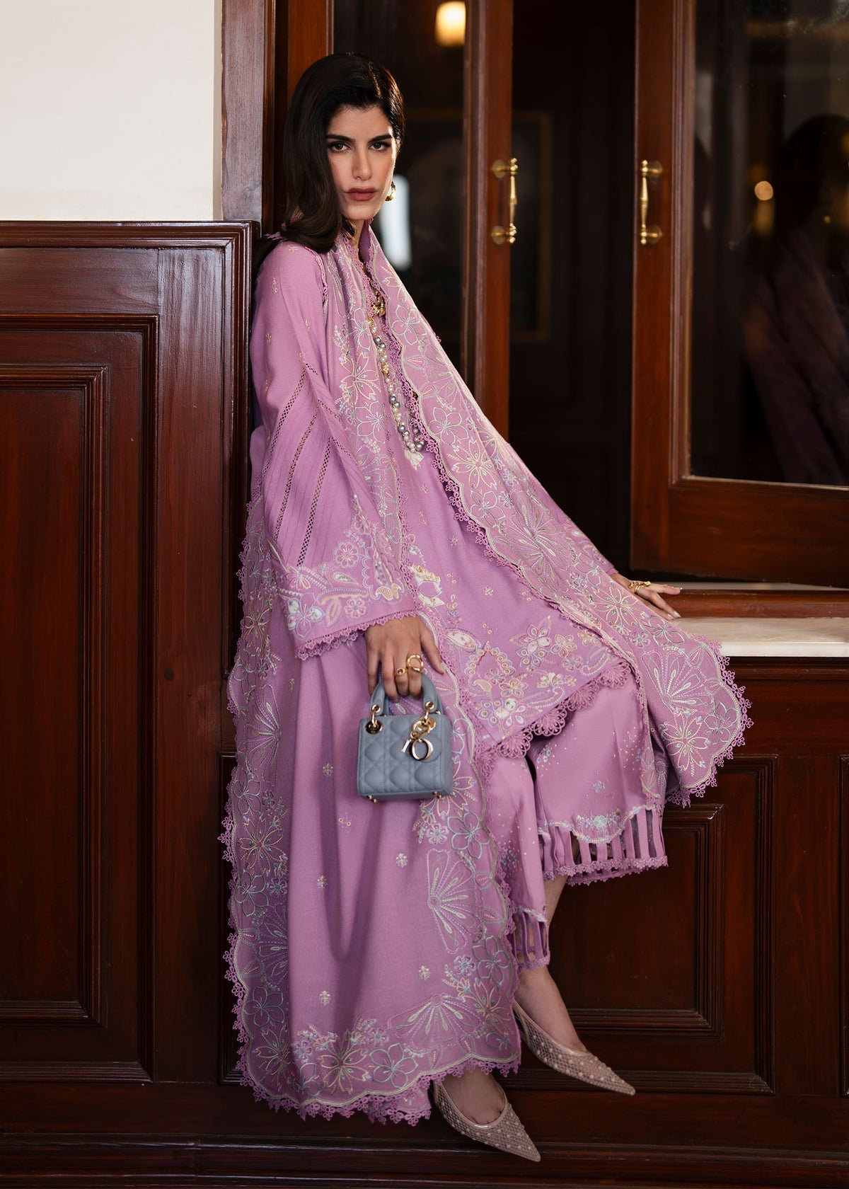 Palwasha – authentic Pakistani dress from the Gulana Winter 25 collection for women in the UK