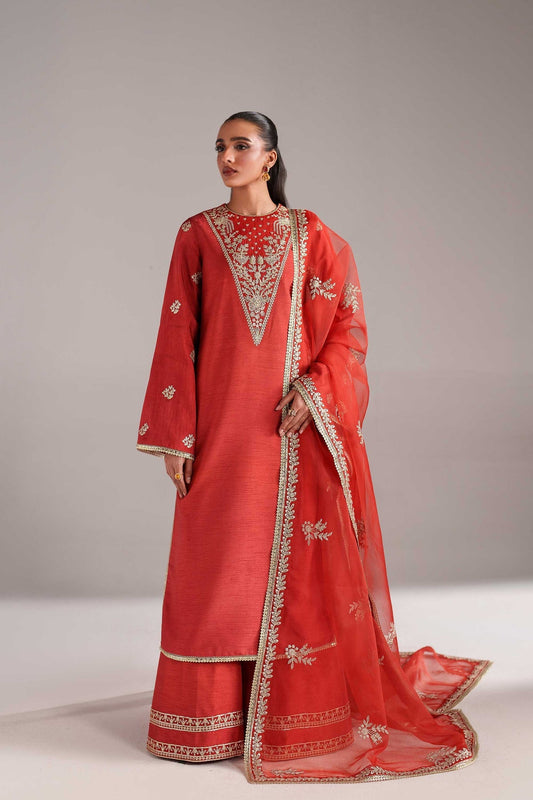 Akbar Aslam | Formal Pret | Laleh - Formal Dress - available at Maria Faisal in UK and USA.