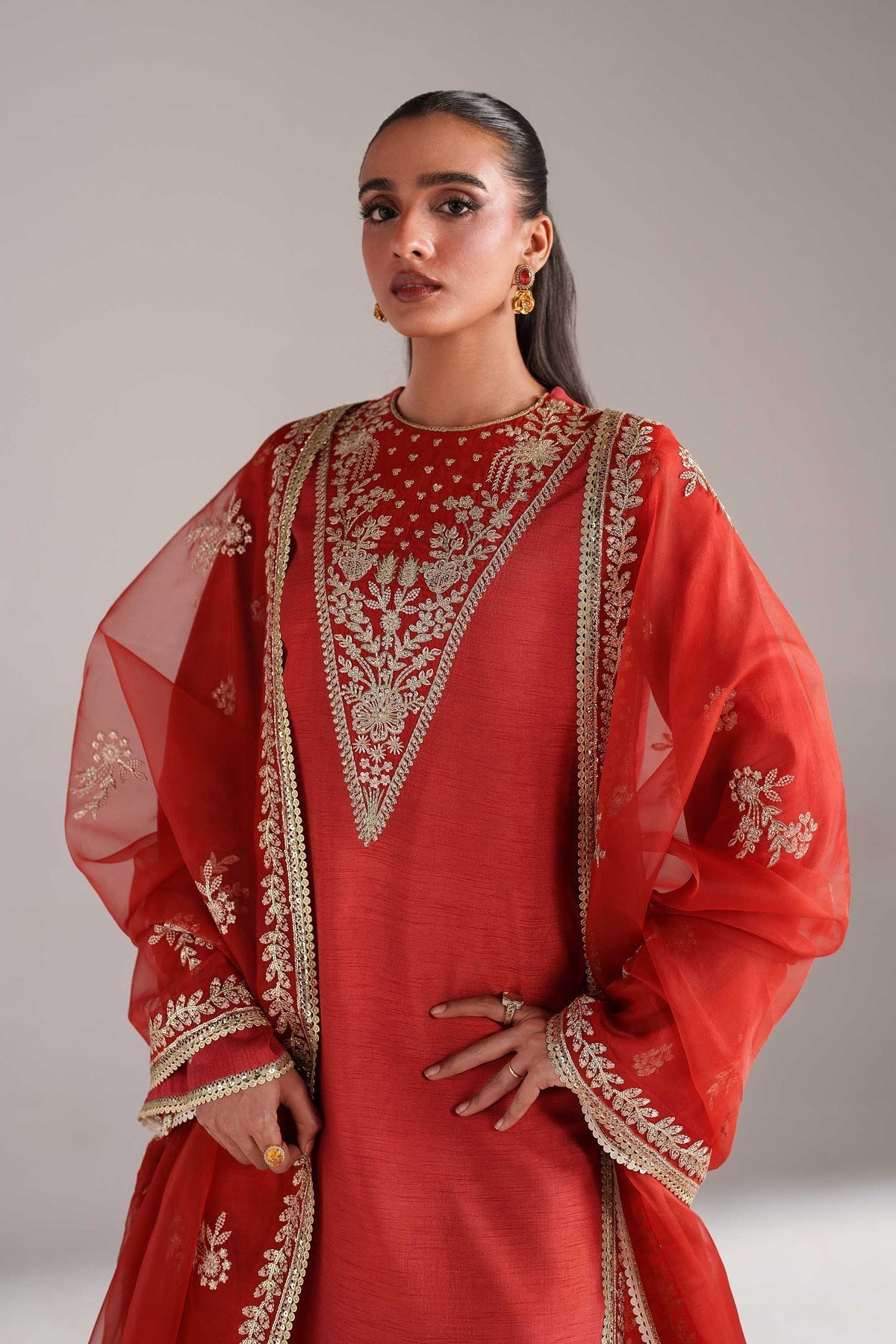 Akbar Aslam | Formal Pret | Laleh - Formal Dress - available at Maria Faisal in UK and USA.