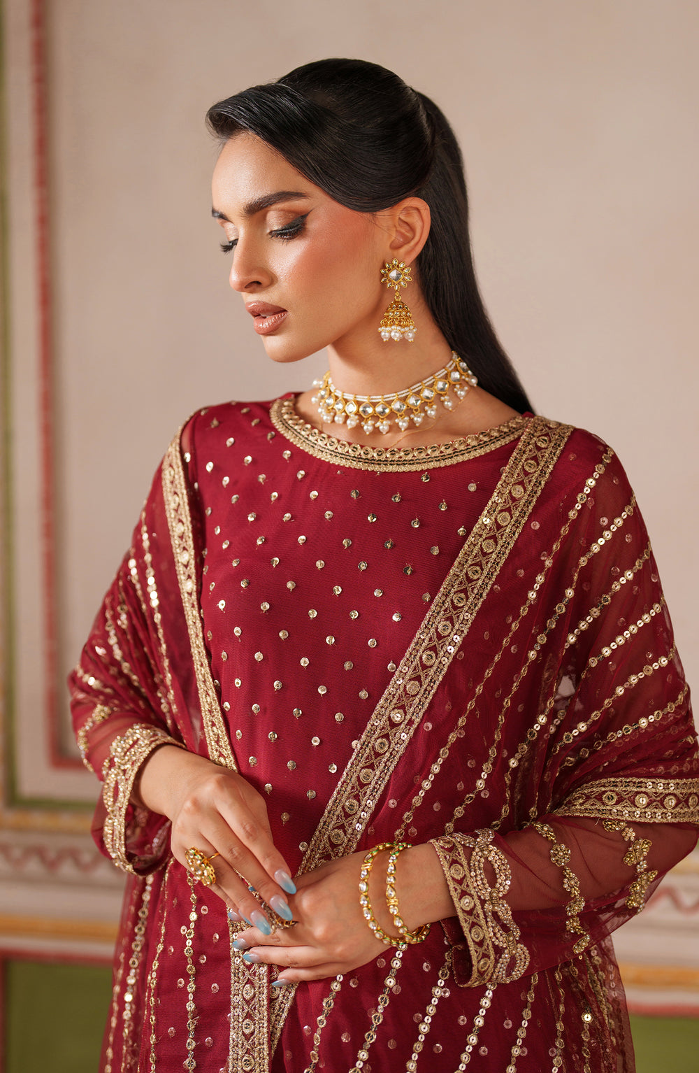 Zarif | Falesia Formals | UNST-HF-01 MUHAAG - Ladies Clothes - Maria Faisal