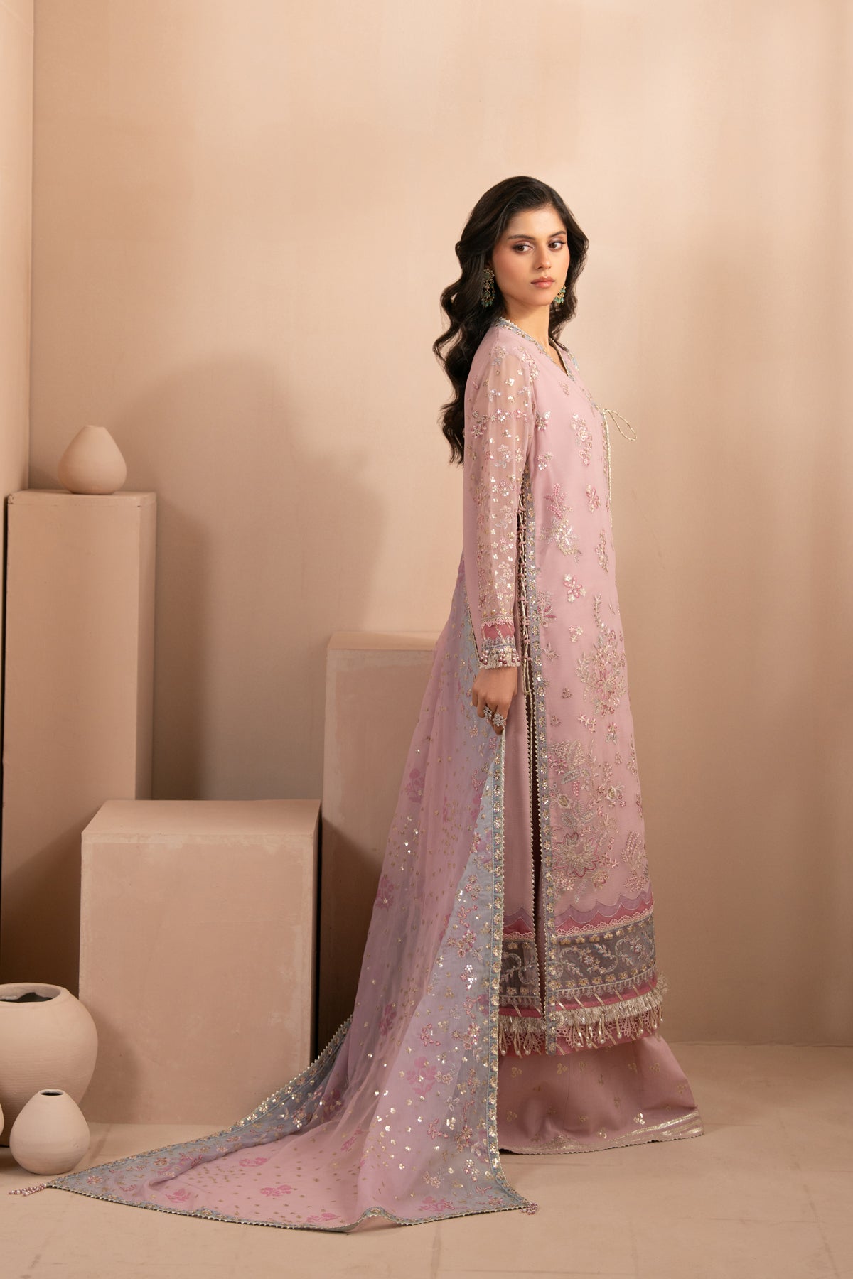 Xenia Formals | Zaeva Formals | FARIDA - Formal Dress - available at Maria Faisal in UK and USA.