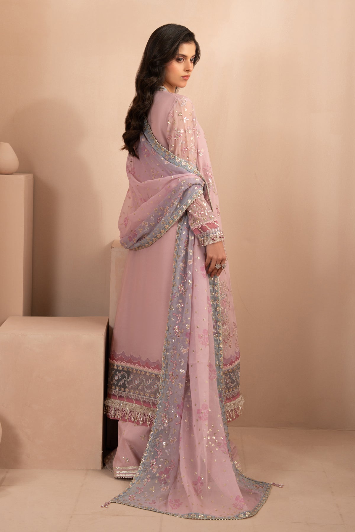 Xenia Formals | Zaeva Formals | FARIDA - Formal Dress - available at Maria Faisal in UK and USA.