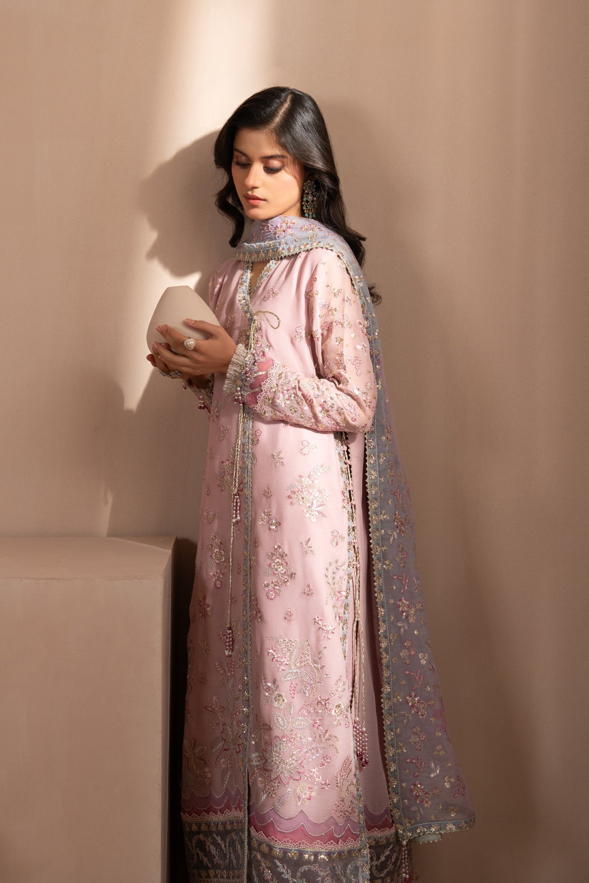 Xenia Formals | Zaeva Formals | FARIDA - Formal Dress - available at Maria Faisal in UK and USA.