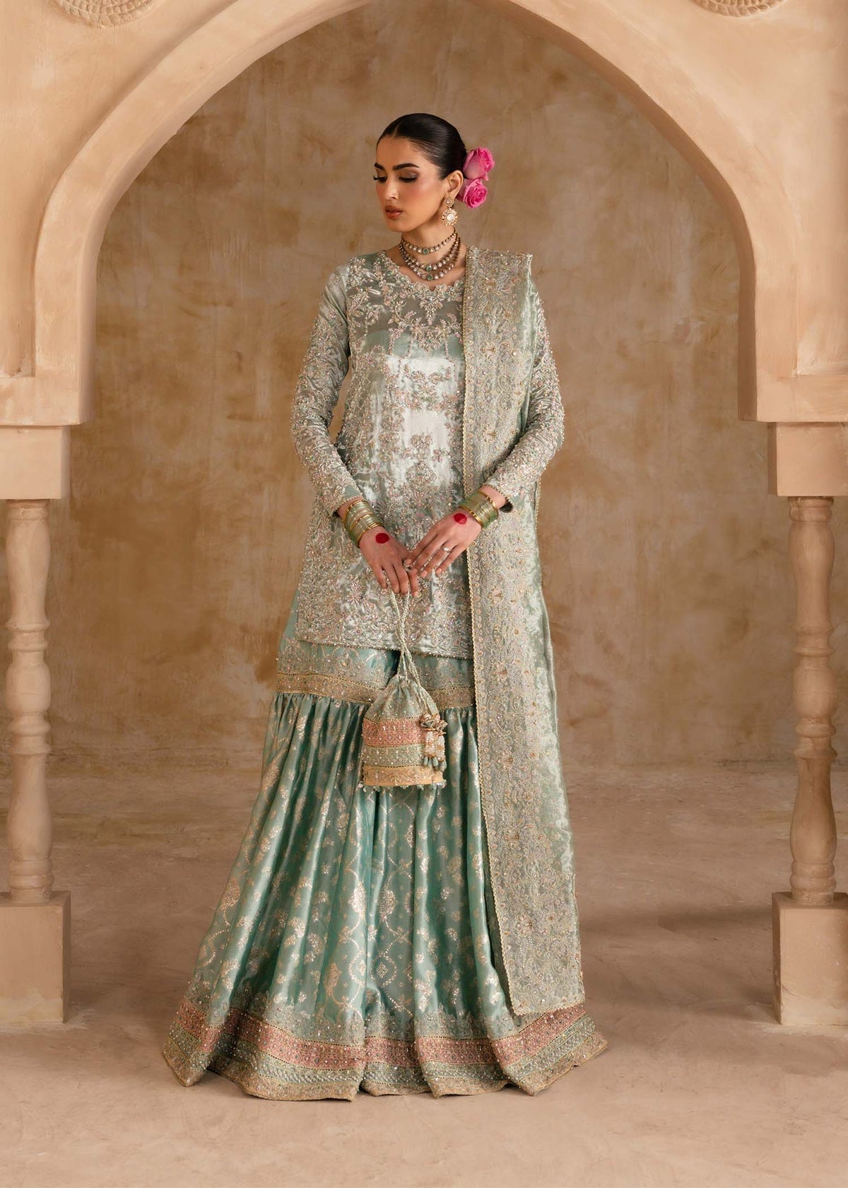 Kanwal Malik | Shehnai Luxury Pret 26 | Gulrukh - Formal Dress - available at Maria Faisal in UK and USA.