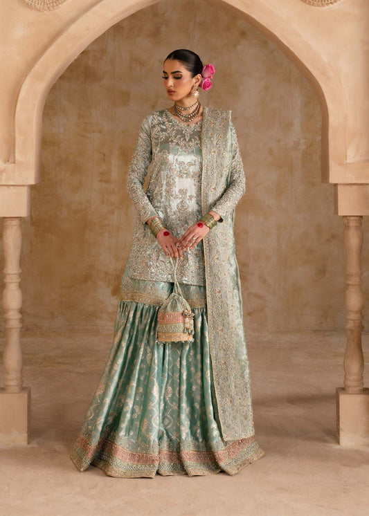 Kanwal Malik | Shehnai Luxury Pret 26 | Gulrukh - Formal Dress - available at Maria Faisal in UK and USA.