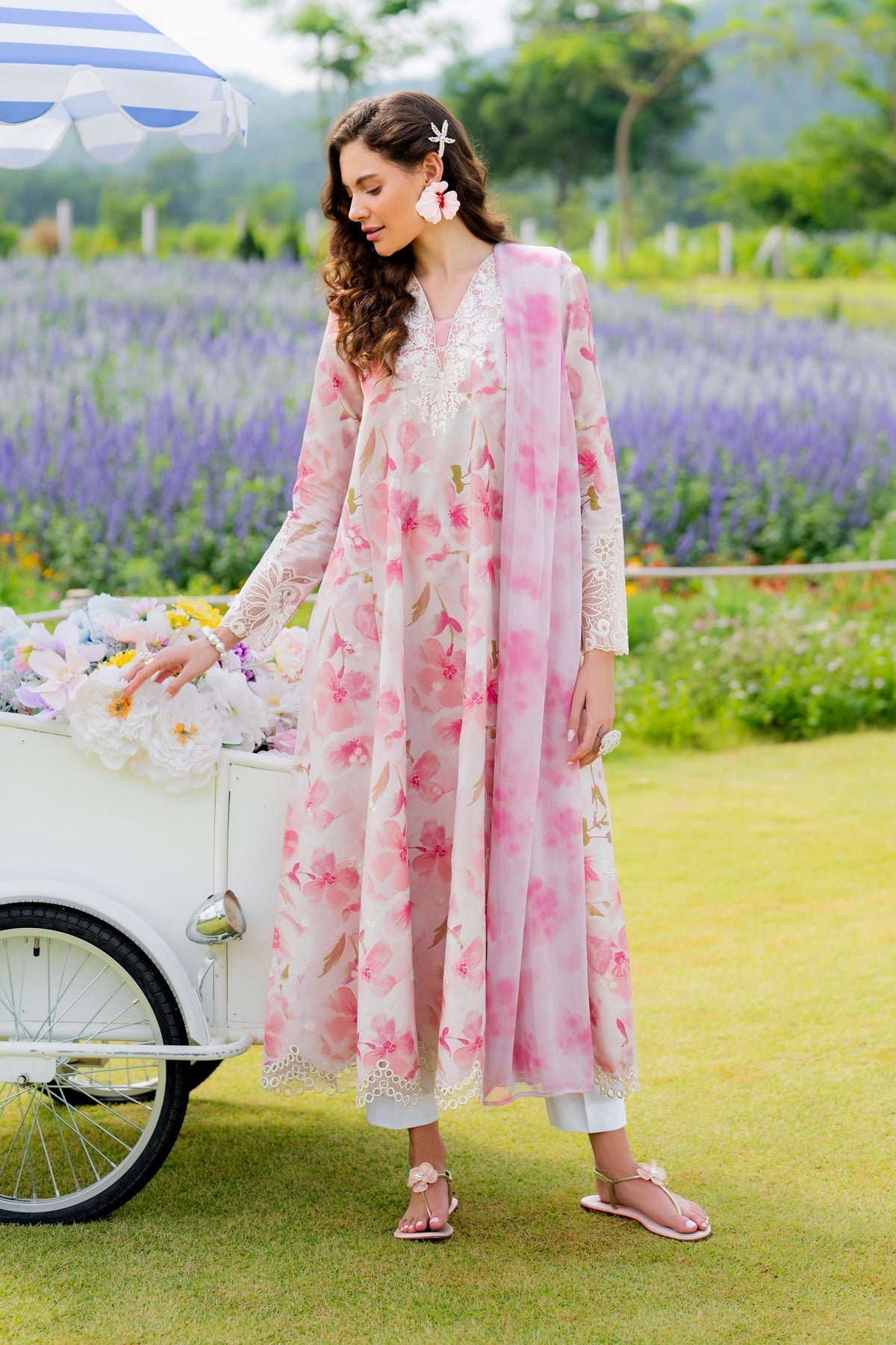 Xenia Formals | The Eid Edit | FASA - Casual Dress - available at Maria Faisal in UK and USA.