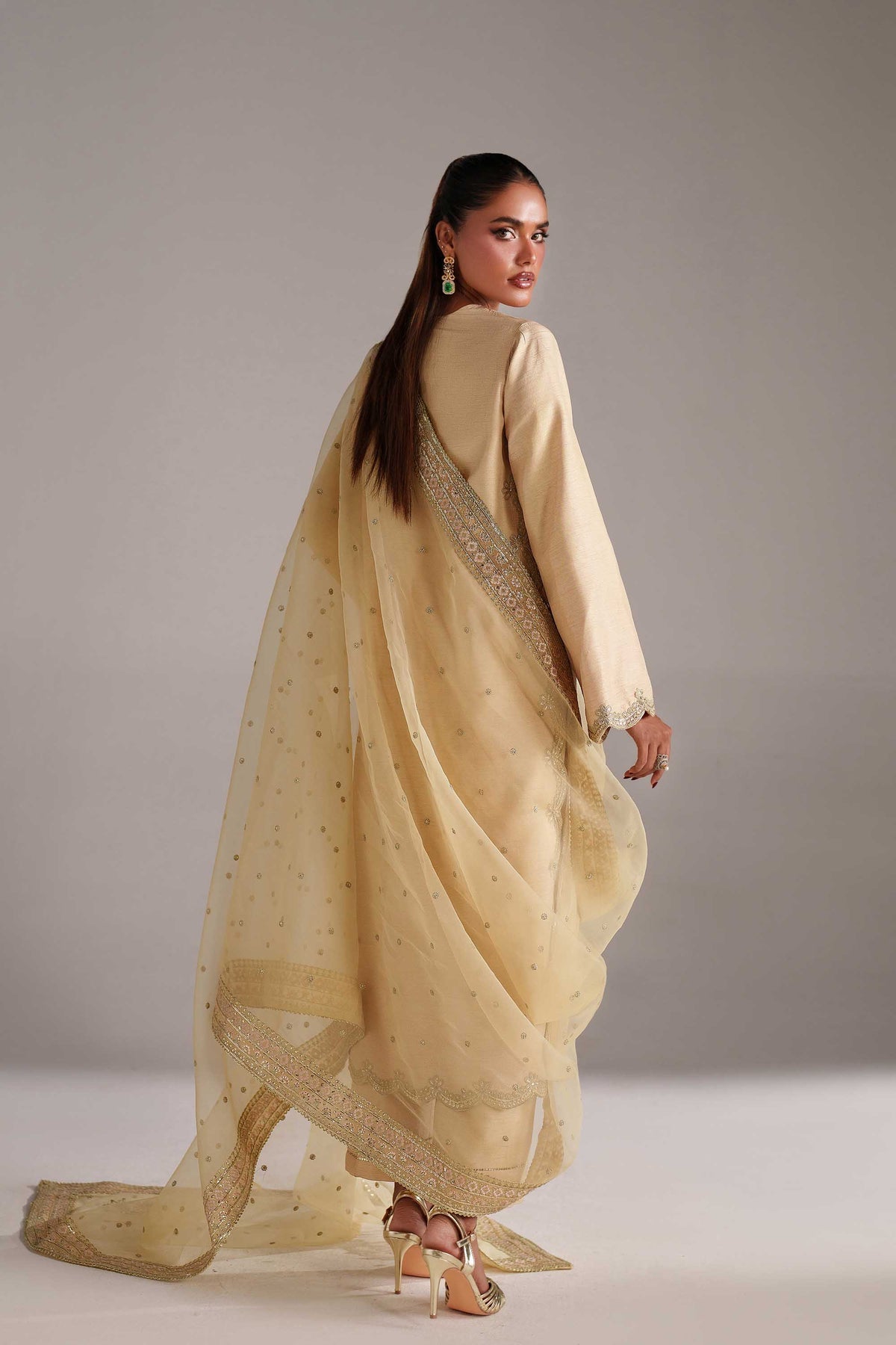 Akbar Aslam | Formal Pret | Ruhi - Formal Dress - available at Maria Faisal in UK and USA.