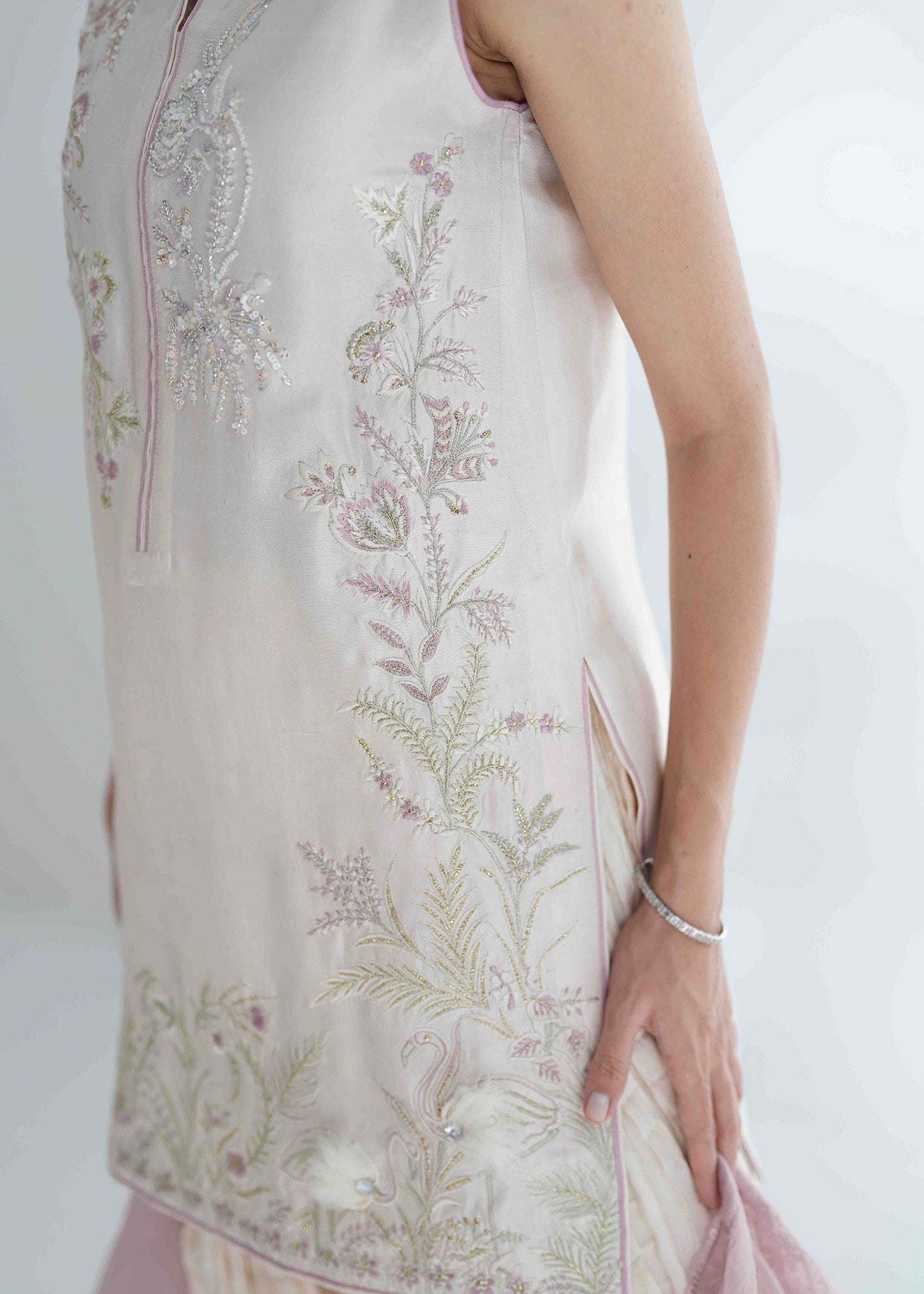 Umsha | Soiree De Rose | Ivory Ember - Ladies Clothes - Maria Faisal