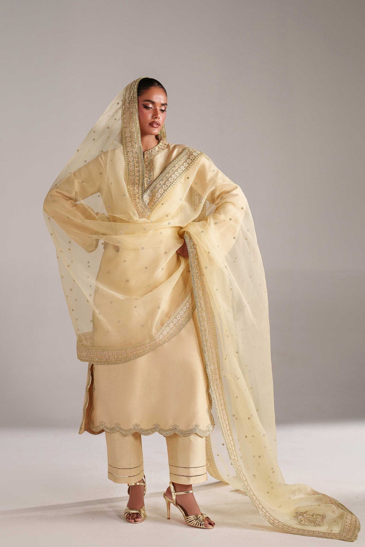 Akbar Aslam | Formal Pret | Ruhi - Formal Dress - available at Maria Faisal in UK and USA.