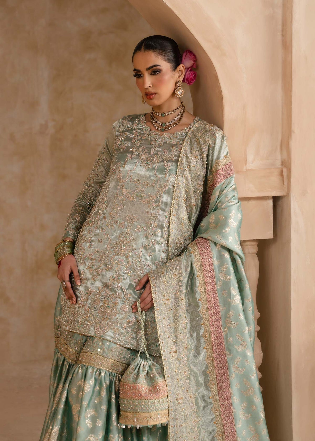 Kanwal Malik | Shehnai Luxury Pret 26 | Gulrukh - Formal Dress - available at Maria Faisal in UK and USA.