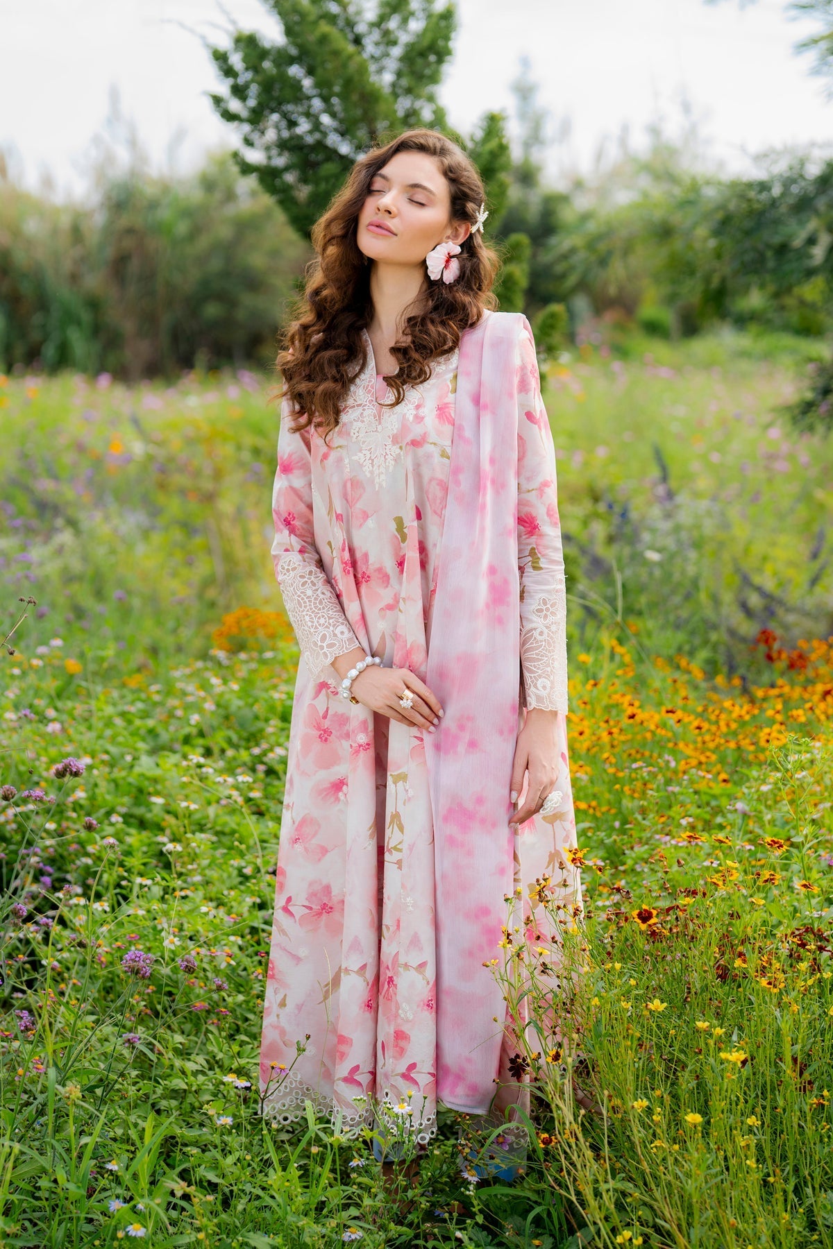 Xenia Formals | The Eid Edit | FASA - Casual Dress - available at Maria Faisal in UK and USA.
