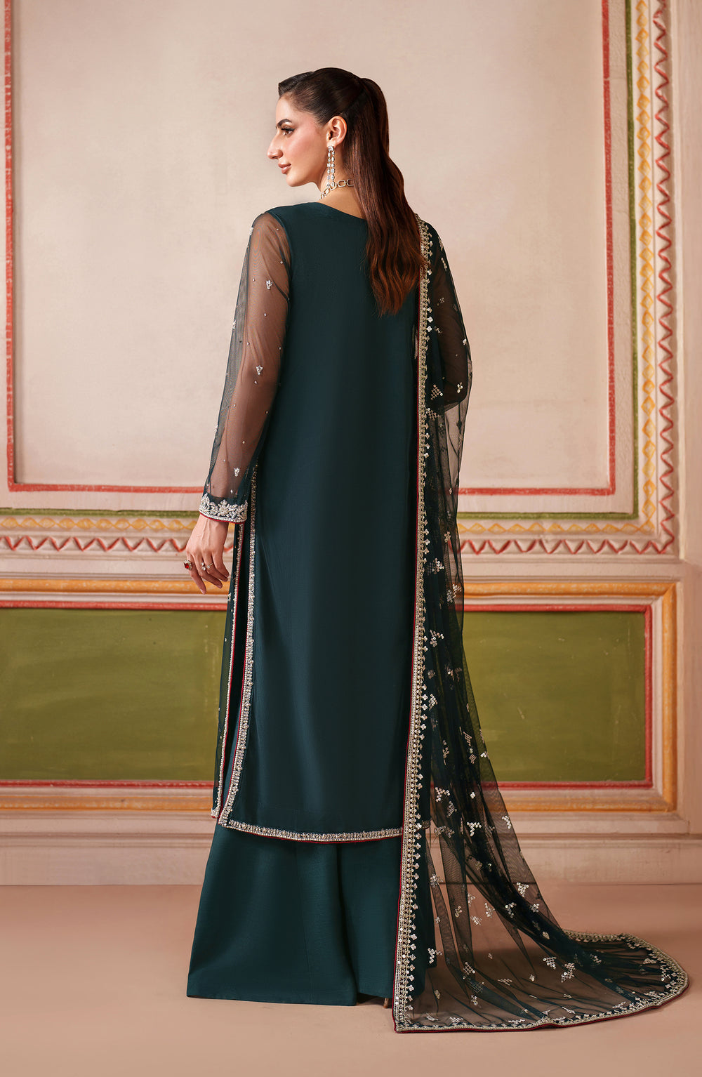 Zarif | Falesia Formals | UNST-HF-02 SHENAAR - Ladies Clothes - Maria Faisal
