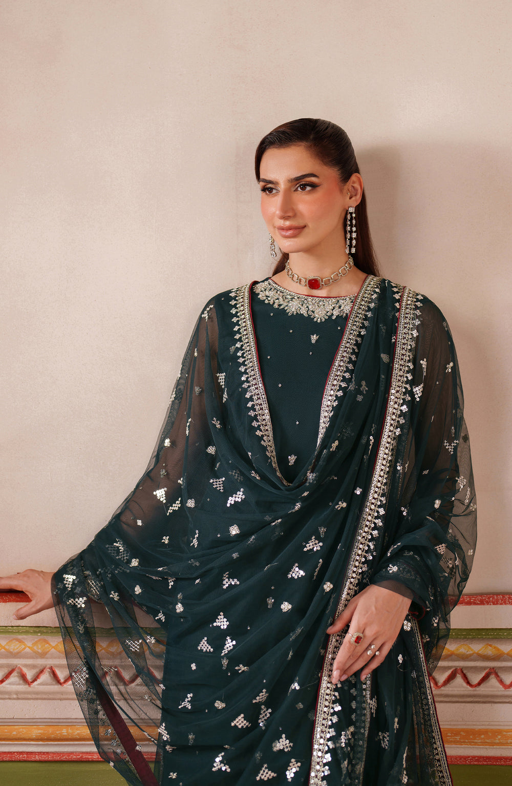 Zarif | Falesia Formals | UNST-HF-02 SHENAAR - Ladies Clothes - Maria Faisal