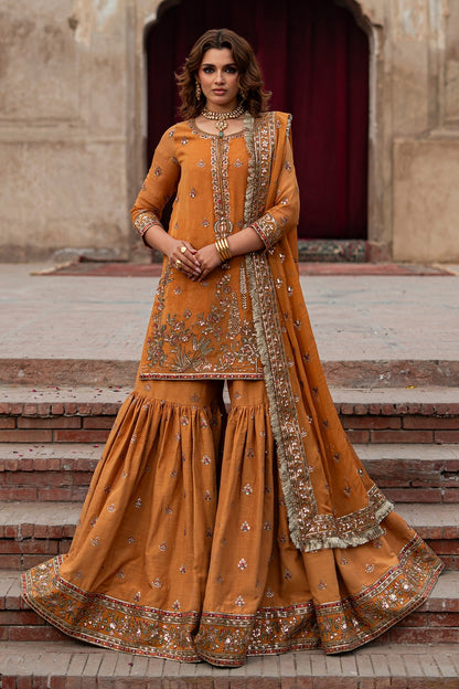 Charizma | Festive Pret  | CMA-6-225 - Dress - available at Maria Faisal in UK and USA.