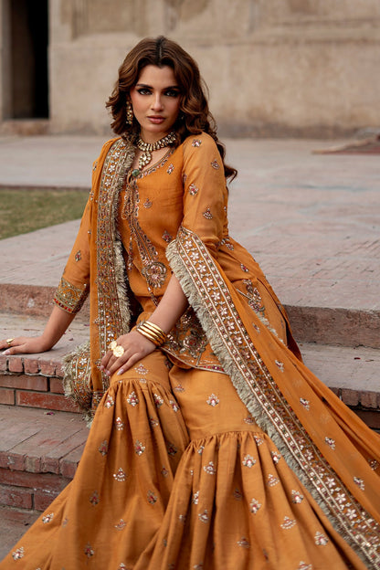 Charizma | Festive Pret  | CMA-6-225 - Dress - available at Maria Faisal in UK and USA.