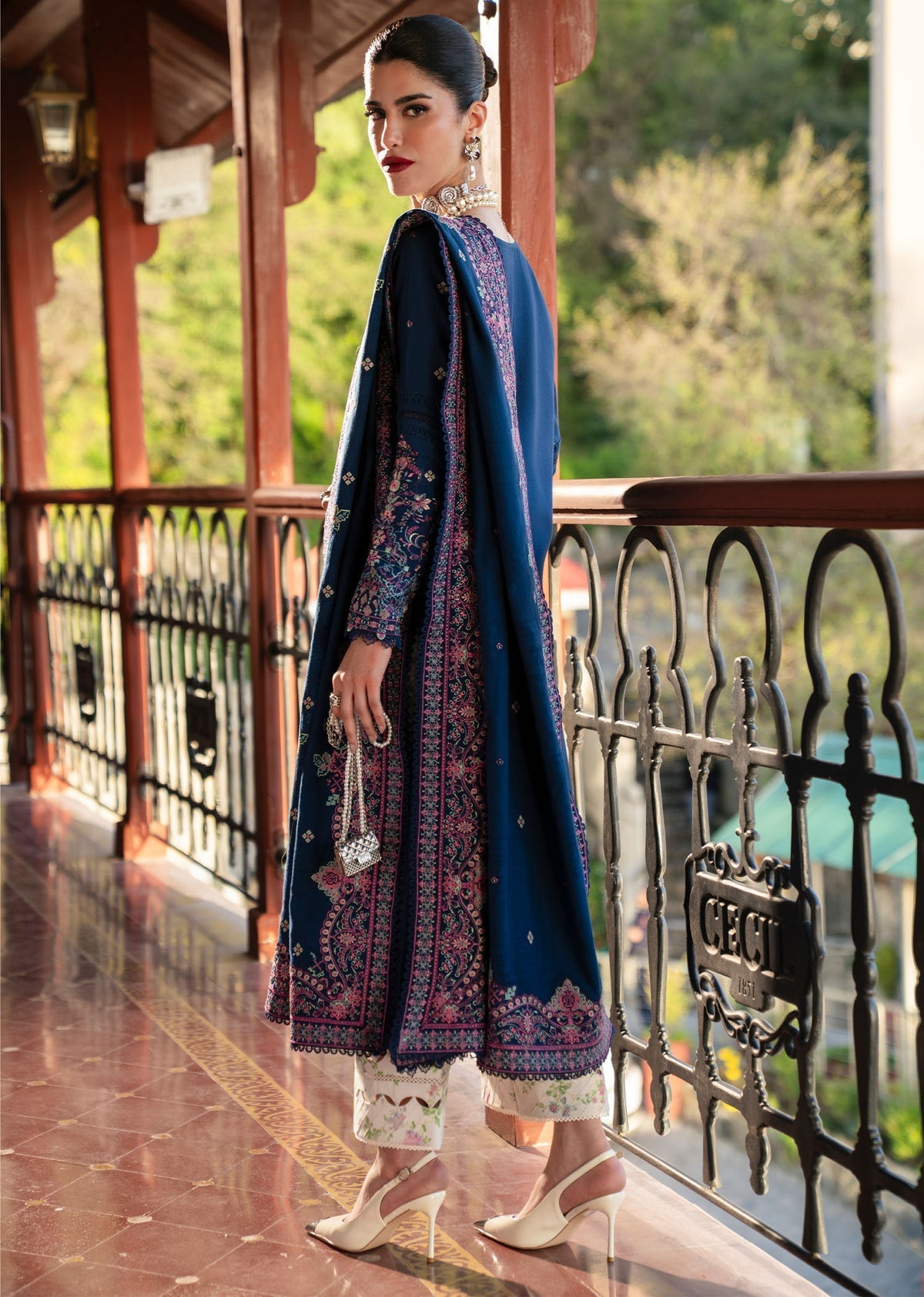Nishwa – authentic Pakistani dress from the Gulana Winter 25 collection for women in the UK