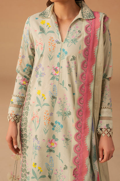 Afrozeh | The Haze 26 | Sunlaced Green - Luxury Dress - available at Maria Faisal in UK and USA.
