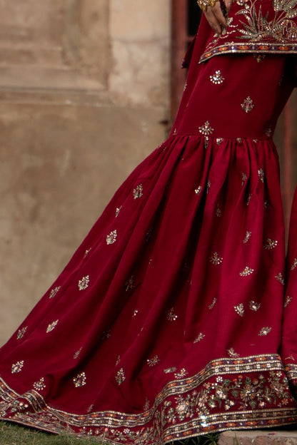 Charizma | Festive Pret  | CMA-6-226 - Dress - available at Maria Faisal in UK and USA.