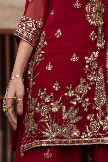 Charizma | Festive Pret  | CMA-6-226 - Dress - available at Maria Faisal in UK and USA.