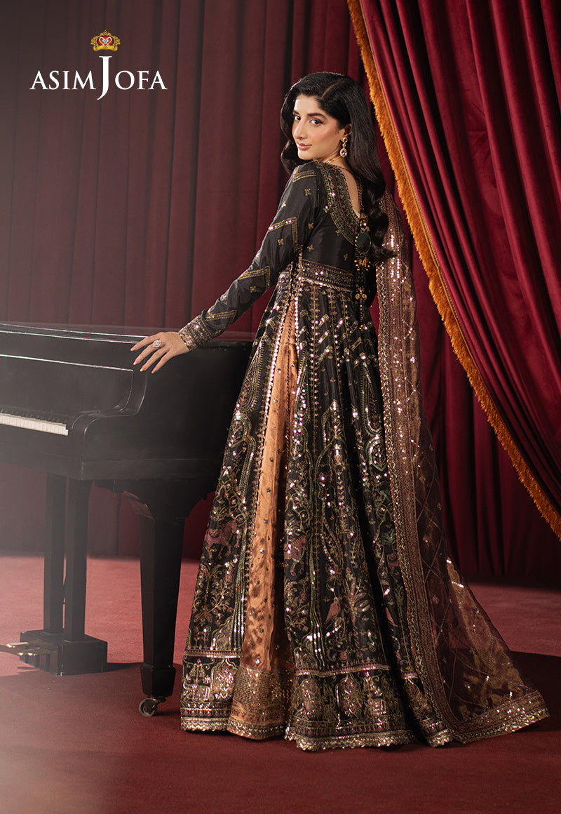 Asim Jofa | Premium Festive | AJPF-38 - Designer Dress with Intricate embroidery and embellishments. Shop elegent wedding dress at Maria Faisal.