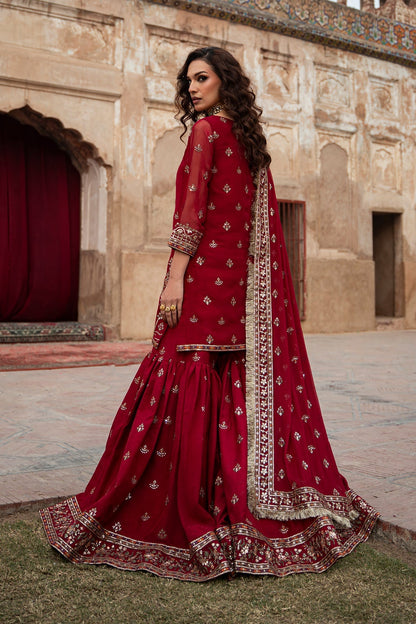 Charizma | Festive Pret  | CMA-6-226 - Dress - available at Maria Faisal in UK and USA.
