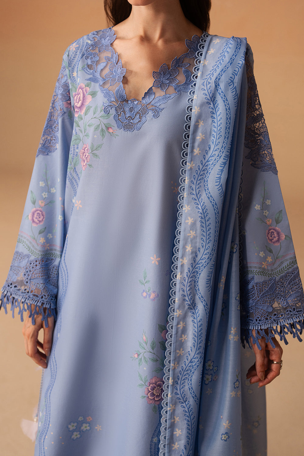 Afrozeh | The Haze 26 |Opaline - Luxury Dress - available at Maria Faisal in UK and USA.