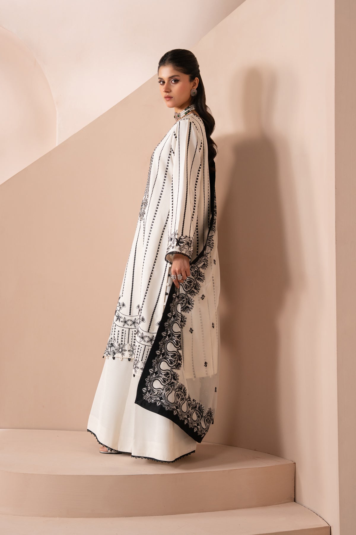 Xenia Formals | Zaeva Formals | OMAVI - Formal Dress - available at Maria Faisal in UK and USA.