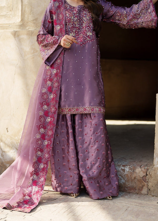 Haseens | Riwayat Luxe | Banafsha - Formal Dress - available at Maria Faisal in UK and USA.