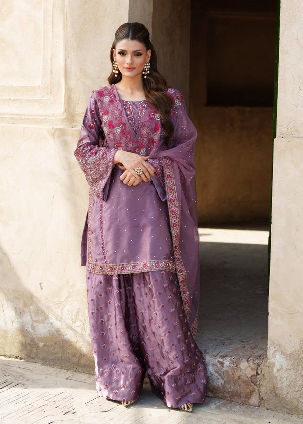 Haseens | Riwayat Luxe | Banafsha - Formal Dress - available at Maria Faisal in UK and USA.