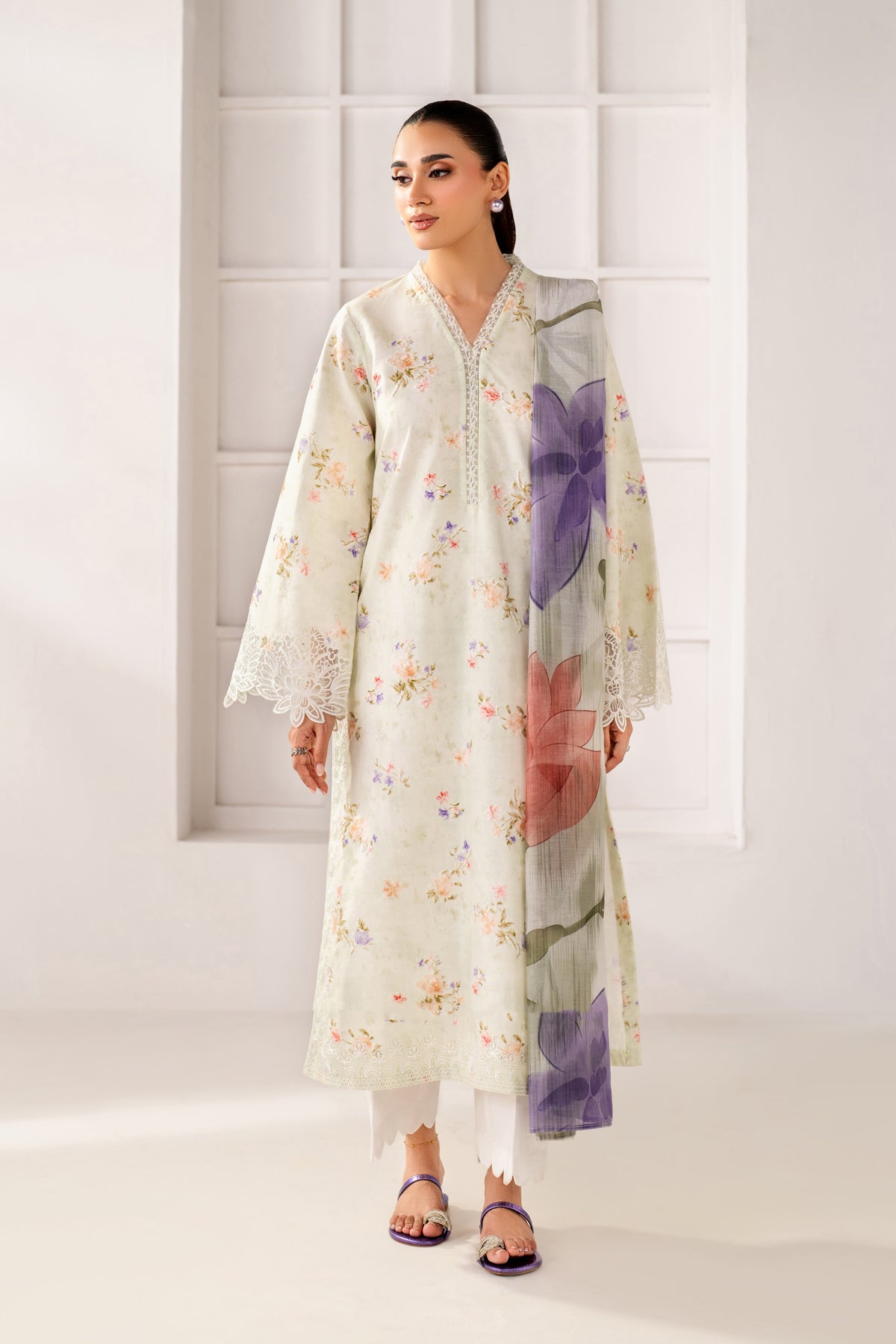 Xenia Formals | Lessence Summer 26 | EVRA - Formal Dress - available at Maria Faisal in UK and USA.