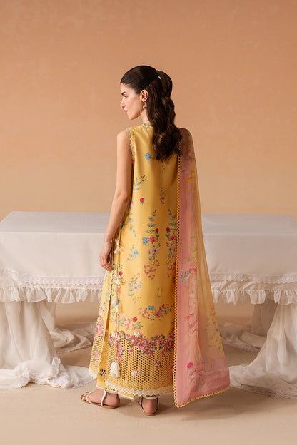 Afrozeh | The Haze 26 |Evania Yellow - Luxury Dress - available at Maria Faisal in UK and USA.