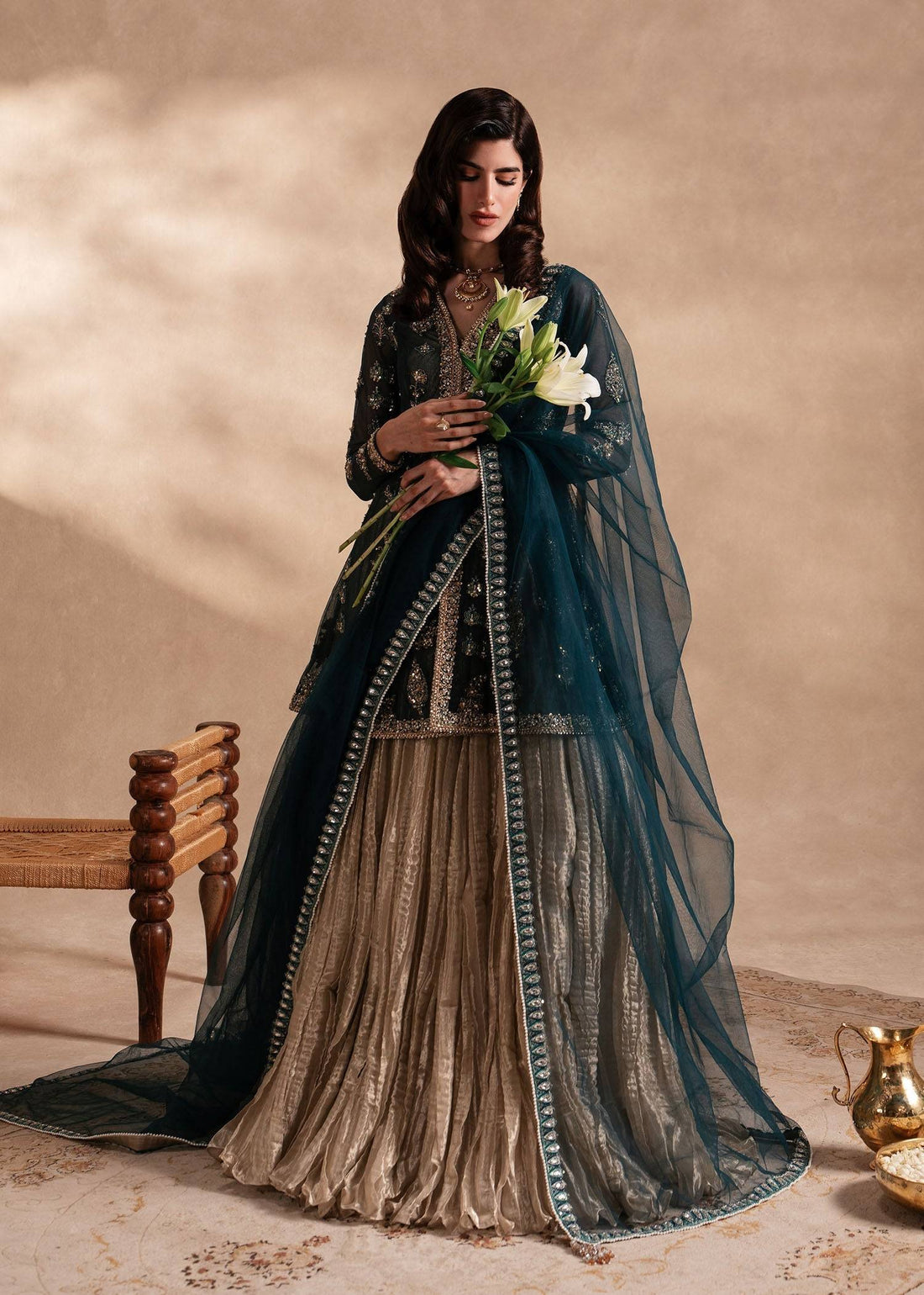 Sadaf Fawad Khan | Nafees Formals 25 | Nageenah by Maria Faisal - Registered Vendor of : Sadaf Fawad Khan - type : Ladies Clothes - 100% original wedding dresses