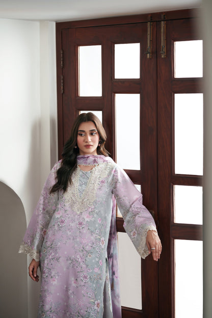 Neeshay | Summer Lines | BLUSHMERE - Luxury Dress - available at Maria Faisal in UK and USA.